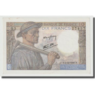 France, 10 Francs, Mineur, 1942, 1942-11-26, NEUF, Fayette:8.6, KM:99a - 10 F 1941-1949 ''Mineur''