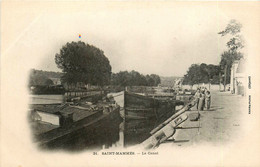 St Mammès * Le Canal * Péniche Batellerie - Saint Mammes