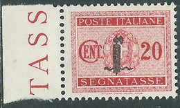 1944 RSI SEGNATASSE 20 CENT MNH ** - RB3-7 - Portomarken