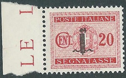 1944 RSI SEGNATASSE 20 CENT MNH ** - RB3-6 - Portomarken