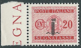 1944 RSI SEGNATASSE 20 CENT MNH ** - RB3-3 - Postage Due