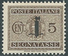 1944 RSI SEGNATASSE 5 CENT MNH ** - RB2-6 - Taxe