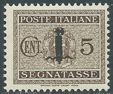 1944 RSI SEGNATASSE 5 CENT MNH ** - RB2 - Postage Due
