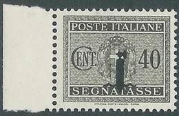 1944 RSI SEGNATASSE 40 CENT MNH ** - RB2-5 - Postage Due