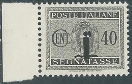 1944 RSI SEGNATASSE 40 CENT MNH ** - RB2-4 - Strafport