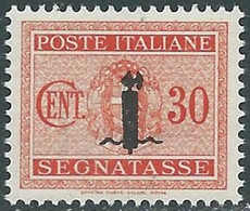 1944 RSI SEGNATASSE 30 CENT MNH ** - RB2-7 - Taxe