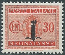 1944 RSI SEGNATASSE 30 CENT MNH ** - RB2-6 - Taxe