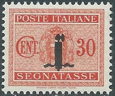 1944 RSI SEGNATASSE 30 CENT MNH ** - RB2-5 - Taxe