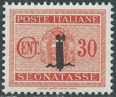 1944 RSI SEGNATASSE 30 CENT MNH ** - RB2-3 - Postage Due