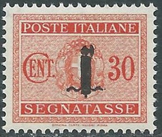 1944 RSI SEGNATASSE 30 CENT MNH ** - RB3-10 - Taxe