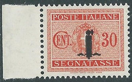 1944 RSI SEGNATASSE 30 CENT MNH ** - RB3-7 - Portomarken