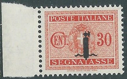1944 RSI SEGNATASSE 30 CENT MNH ** - RB3-5 - Taxe