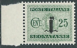 1944 RSI SEGNATASSE 25 CENT MNH ** - RB2-5 - Taxe