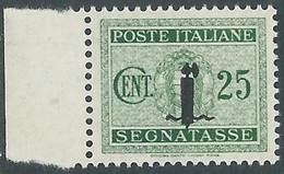 1944 RSI SEGNATASSE 25 CENT MNH ** - RB2-3 - Segnatasse