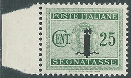 1944 RSI SEGNATASSE 25 CENT MNH ** - RB2-2 - Segnatasse