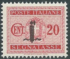 1944 RSI SEGNATASSE 20 CENT MNH ** - RB3 - Postage Due