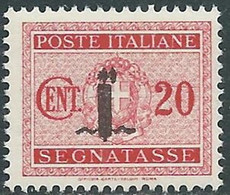 1944 RSI SEGNATASSE 20 CENT MNH ** - RB3 - Portomarken