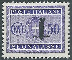 1944 RSI SEGNATASSE 50 CENT MNH ** - RB2-7 - Postage Due