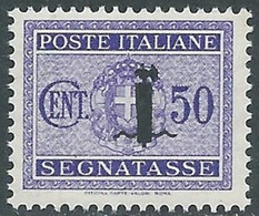 1944 RSI SEGNATASSE 50 CENT MNH ** - RB2-6 - Strafport