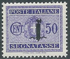 1944 RSI SEGNATASSE 50 CENT MNH ** - RB2-5 - Taxe