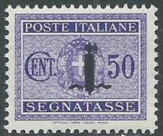 1944 RSI SEGNATASSE 50 CENT MNH ** - RB2-4 - Postage Due