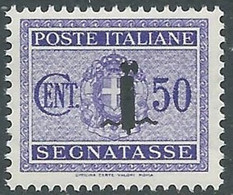 1944 RSI SEGNATASSE 50 CENT MNH ** - RB2-2 - Postage Due