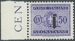 1944 RSI SEGNATASSE 50 CENT MNH ** - RB3-6 - Taxe