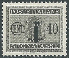 1944 RSI SEGNATASSE 40 CENT MNH ** - RB2-2 - Strafport