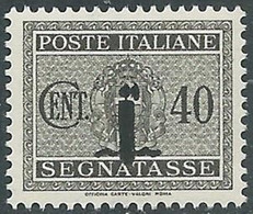 1944 RSI SEGNATASSE 40 CENT MNH ** - RB3-9 - Postage Due