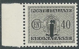 1944 RSI SEGNATASSE 40 CENT MNH ** - RB3-5 - Taxe