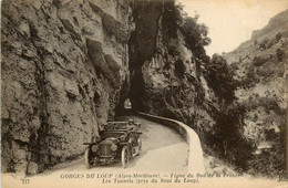 Les Gorges Du Loup * Ligne Du Sud De La France * Les Tunnels * Automobile Voiture Ancienne - Autres & Non Classés