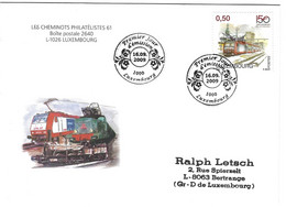 Luxembourg 2009 150 Ans Chemin Fer ¦ Years Railway ¦ Jahre Eisenbahn - Covers & Documents