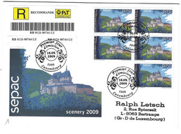 Luxembourg 2009 SEPAC Vianden Chateau ¦ Castle ¦ Schloss - Storia Postale