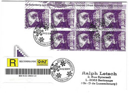 Luxembourg 2009 Johannes Gutenberg - Storia Postale