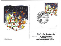 Luxembourg 2009 Noel ¦ Christmas ¦ Weihnachten - Storia Postale