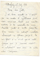 1924 WITTENHEIM - LETTRE DE COMPASSION D UN SOLDAT POUR SA TANTE A COLLIOURE SUITE À UN DECES (PASCAL) - Manuskripte