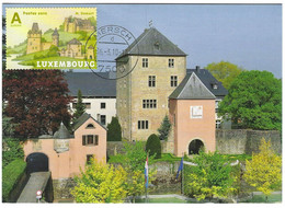 Luxembourg 2010 Mersch Chateau ¦ Castle  ¦ Schloss Burg Ansemburg - Storia Postale