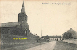 FAUROEULX - Place De L'Eglise - Quatre Chemins - Estinnes