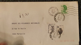 1985 TIMBRES TAXE 3.2 EUROS 13007 POUR 13002 TAXE INTERCITES - Autres & Non Classés