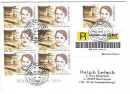 Luxembourg 2010 Anne BEFFORT 1880-1966 Enseignement ¦ Education ¦ Bildung - Storia Postale