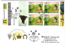 Luxembourg 2010 Vin VigneTonnelier ¦ Wein Rebe Böttcher - Storia Postale