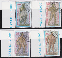 Vatican   .   Y&T   .    811/814   .      O     .    Cancelled  .   /   .  Oblitéré - Used Stamps