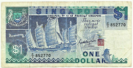 Singapore - 1 Dollar - ND ( 1987 ) - Pick: 18.a - Serie C/3 - Singapour