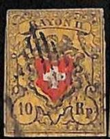 94983aG  - SWITZERLAND  -  STAMP -   Yvert #  16 II -   Fine USED - Altri & Non Classificati