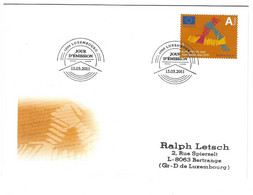 Luxembourg 2011 Benevole Benevolat Freiwilliger Freiwilligentätigkeit - Storia Postale