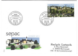 Luxembourg 2011 Vieille Ville Altstadt Corniche SEPC - Storia Postale