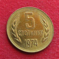 Bulgaria 5 Stotinki 1974 KM# 86 Lt 1314 *VT Bulgarie Bulgarije Bulgarien - Bulgarie