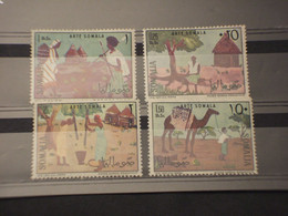 SOMALIA - 1966 PITTURE 4 VALORI - NUOVI(++) - Somalia (1960-...)