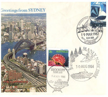 (FF 24) Australia - Greetings From Sydney (2 Covers 1980's) - Sonstige & Ohne Zuordnung