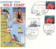 (FF 24) Australia - Greetings From Gold Coast (2 Covers 1980's) - Sonstige & Ohne Zuordnung